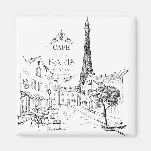 Café Paris Magnet (Vorne)