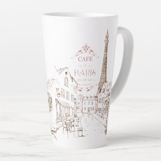 Café Paris Milchtasse (Rechte Ecke)