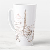 Café Paris Milchtasse (Linke Ecke)