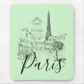 Café Paris Mouse Pad Mousepad (Vorne)