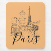 Café Paris Mouse Pad Mousepad (Vorne)