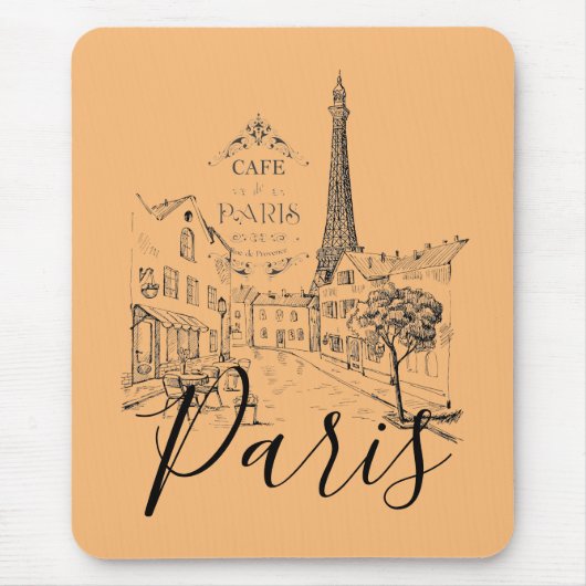 Café Paris Mouse Pad Mousepad (Vorne)