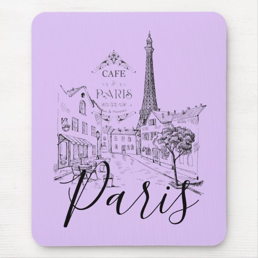 Café Paris Mouse Pad Mousepad (Vorne)