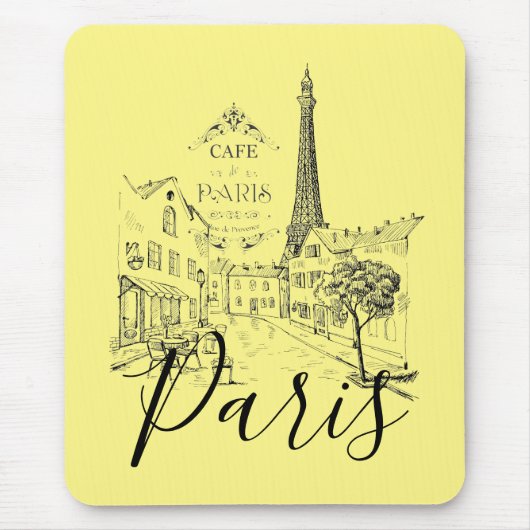 Café Paris Mouse Pad Mousepad (Vorne)