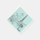 Café Paris Napkins Serviette (Ecke)
