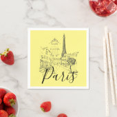 Café Paris Napkins Serviette (Beispiel)