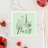 Café Paris Napkins Serviette (Beispiel)