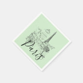 Café Paris Napkins Serviette (Ecke)