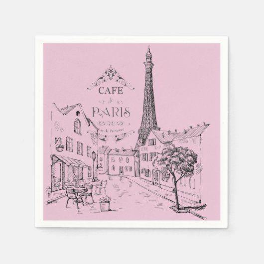 Café Paris Napkins Serviette (Vorderseite)
