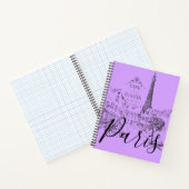 Café Paris Notebook Notizblock (Innenseite)