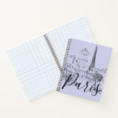 Café Paris Notebook Notizblock (Innenseite)