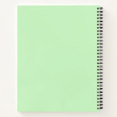 Café Paris Notebook Notizblock (Rückseite)