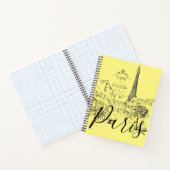Café Paris Notebook Notizblock (Innenseite)