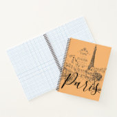 Café Paris Notebook Notizblock (Innenseite)