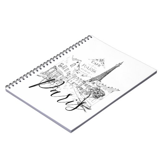 Café Paris Notizblock (Linke Seite)