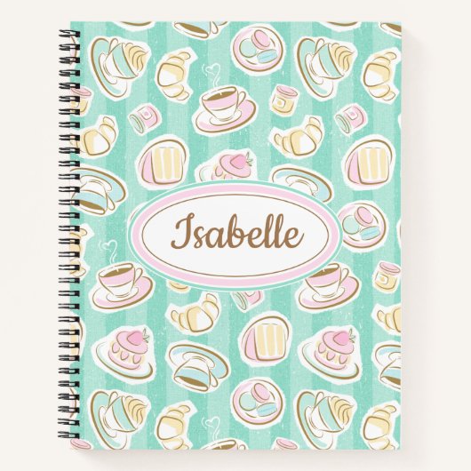 Café Paris Notizblock (Vorderseite)