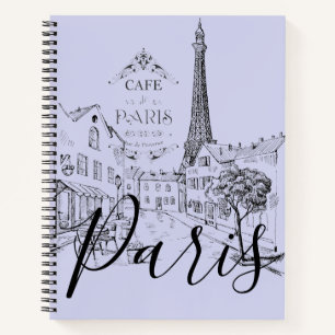 Cafe Paris Notizbuch