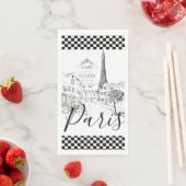 Cafe Paris Paper Guest Towels Serviette (Beispiel)