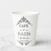 Café Paris Pappbecher (Vorderseite)