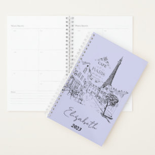 Cafe Paris personalisiert, benutzerdefiniertes Jah Planer