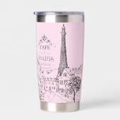 Café Paris personalisiert Thermobecher (Rechts)