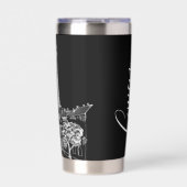 Café Paris personalisiert Thermobecher (Vorderseite)