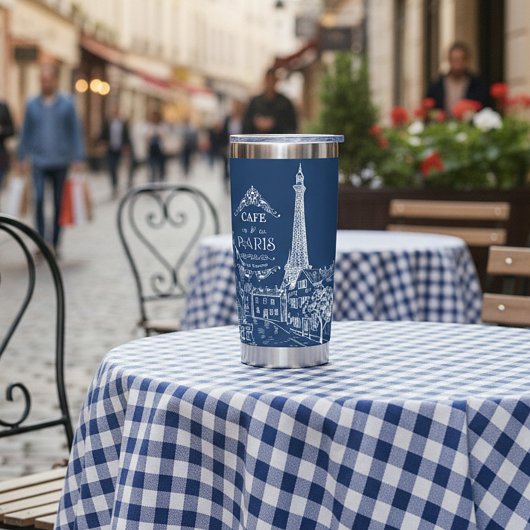 Café Paris personalisiert Thermobecher