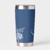 Café Paris personalisiert Thermobecher (Vorderseite)