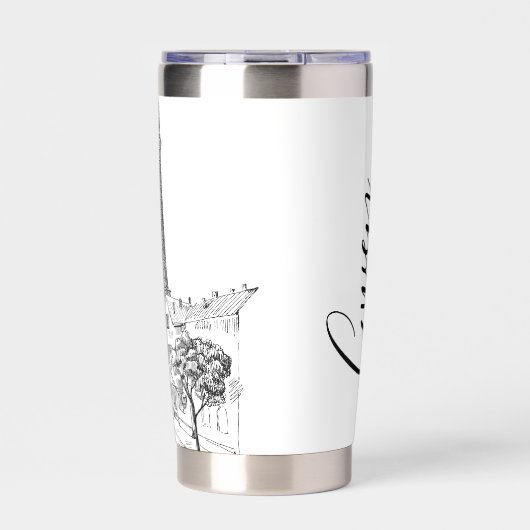 Café Paris personalisiert Thermobecher (Vorderseite)