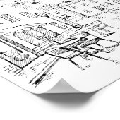 Café Paris Poster (Ecke)