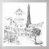 Café Paris Poster (Vorne)