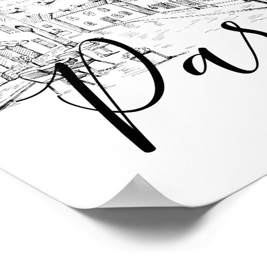 Café Paris Poster (Ecke)