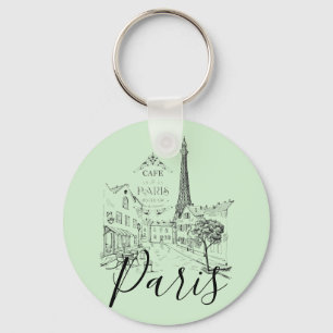 Café Paris Schlüsselanhänger