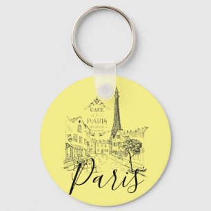 Café Paris Schlüsselanhänger