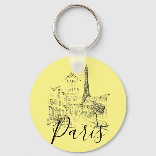 Café Paris Schlüsselanhänger (Vorderseite)