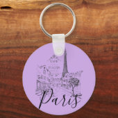 Café Paris Schlüsselanhänger (Vorderseite)