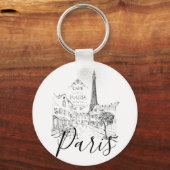 Café Paris Schlüsselanhänger (Vorderseite)