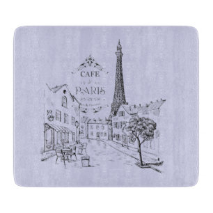 Cafe Paris Schneidbrett Schneidebrett