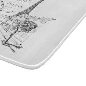 Café Paris Schneidebrett (Ecke)