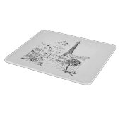 Café Paris Schneidebrett (Ecke)