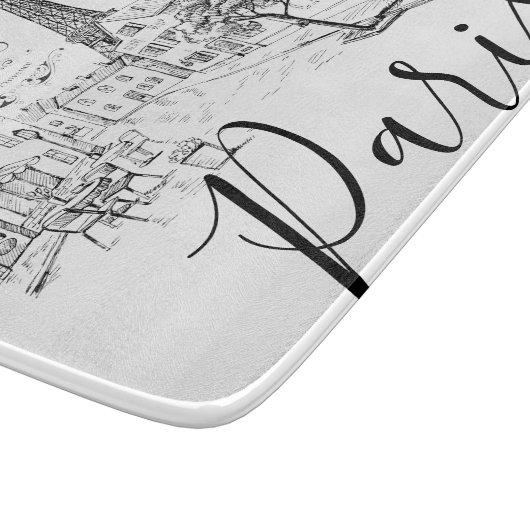 Café Paris Schneidebrett (Ecke)