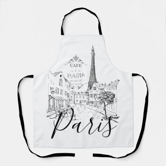 Café Paris Schürze (Vorderseite)