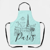 Café Paris Schürze (Vorderseite)