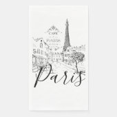 Café Paris Serviette (Vorderseite)