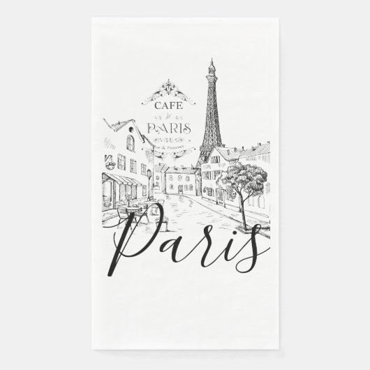Café Paris Serviette (Vorderseite)