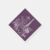 Café Paris Serviette (Ecke)