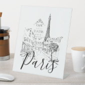 Café Paris Sockelschild (In Situ)