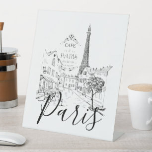 Café Paris Sockelschild