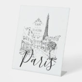 Café Paris Sockelschild (Vorderseite)