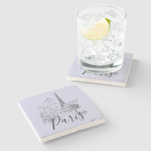 Cafe Paris Stein Untersetzer